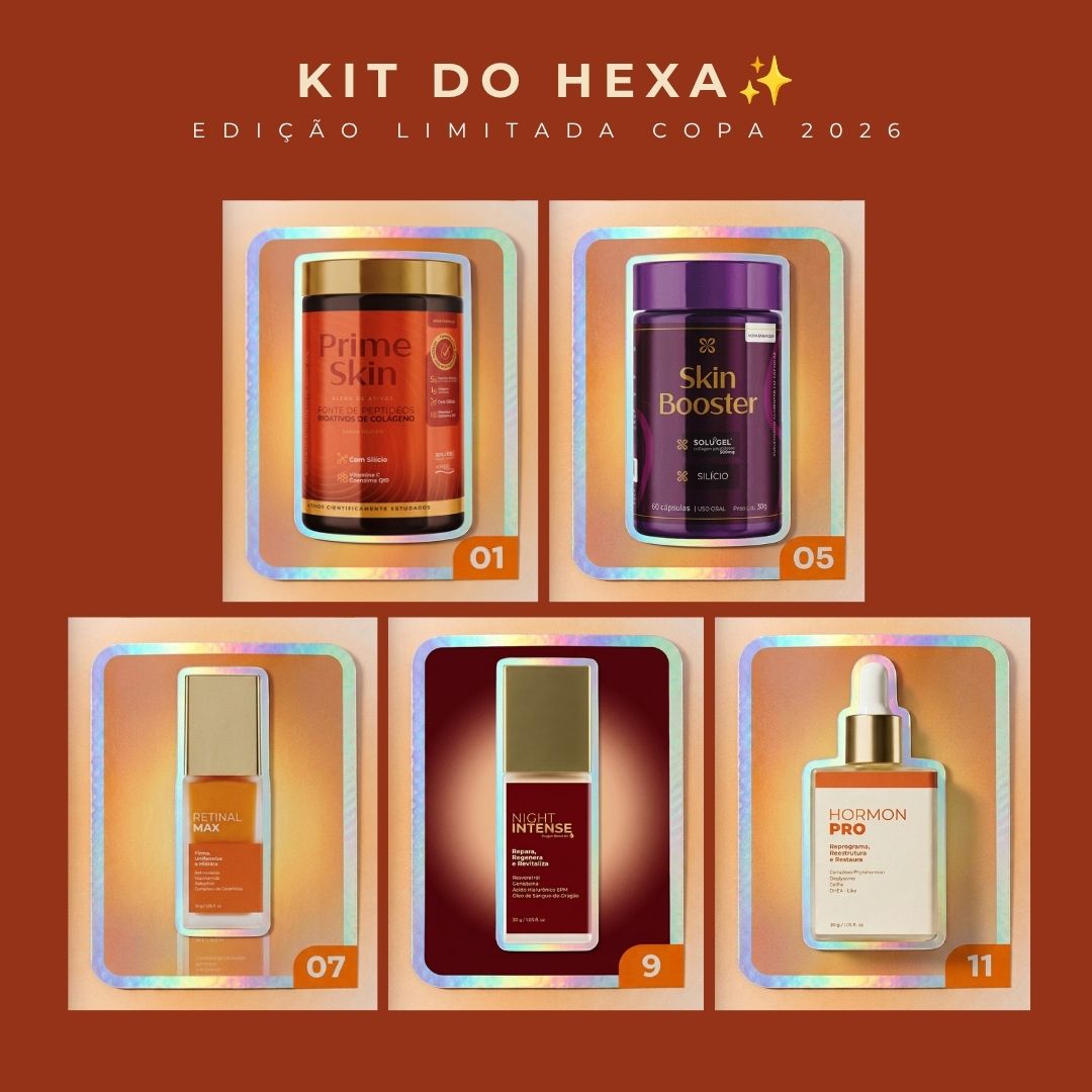 KIT DO HEXA ✨EDIÇÃO LIMITADA COPA 2026
