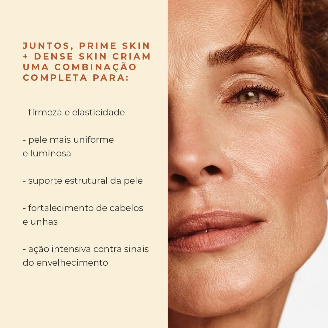 Combo Força e Glow - Prime Skin + Dense Skin - Rejuv Clinical