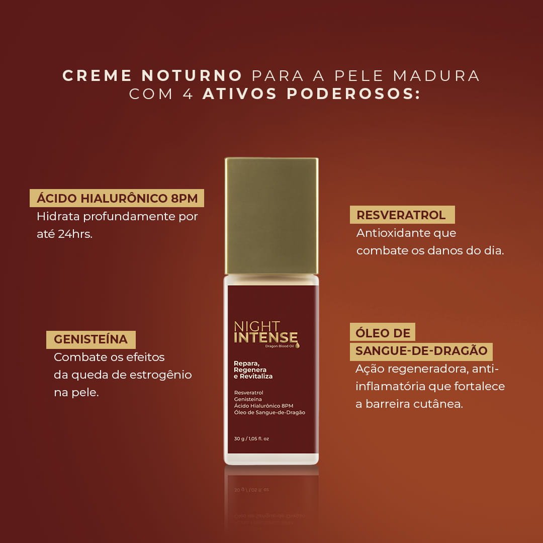 Night Intense: renove sua pele enquanto dorme - Rejuv Clinical