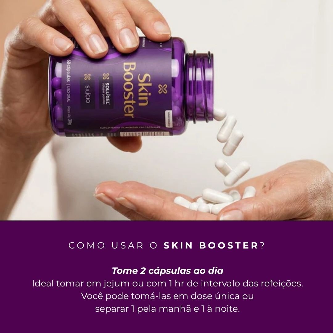 Skin Booster: alta concentração de Sílicio Orgânico e Solugel para a pele madura. - Rejuv Clinical