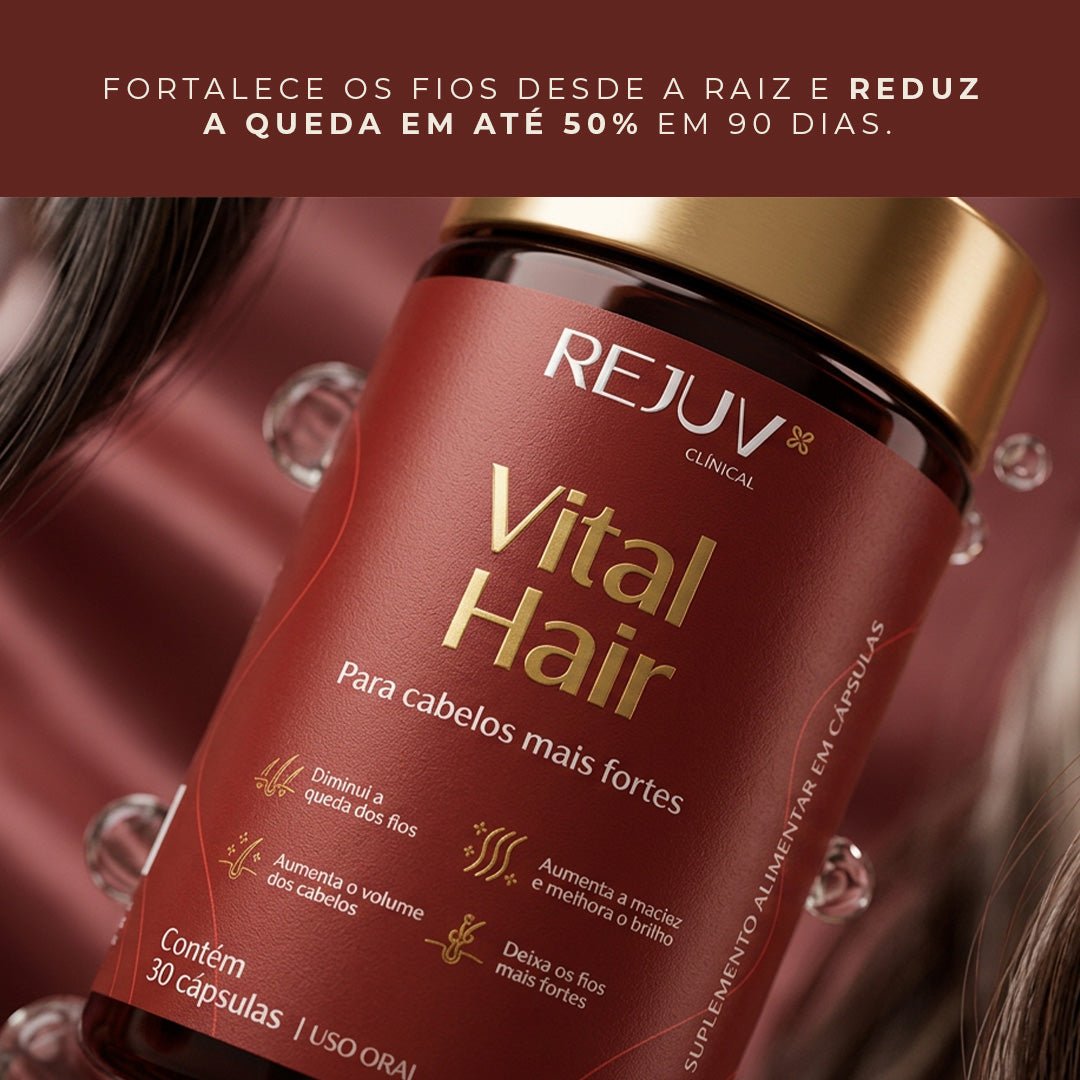VITAL HAIR: reduz a queda capilar em até 50%. - Rejuv Clinical