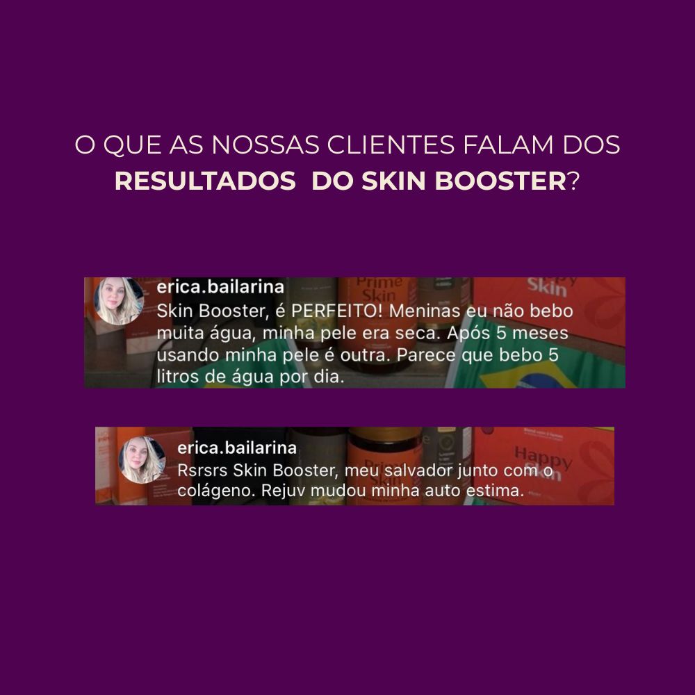 Skin Booster: alta concentração de Sílicio Orgânico e Solugel  para a pele madura.