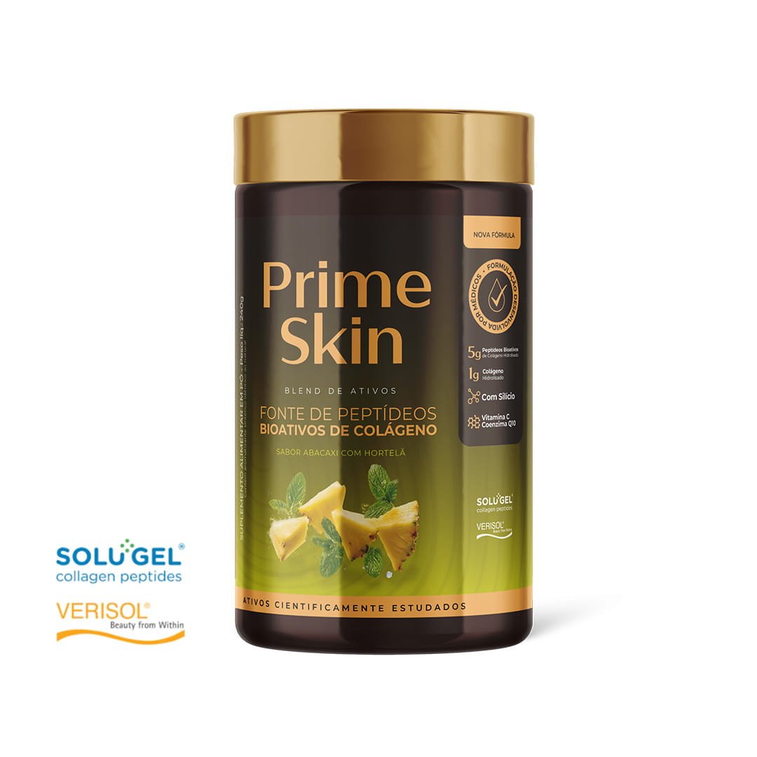 Colágeno Prime Skin - Abacaxi com Hortelã - Rejuv Clinical