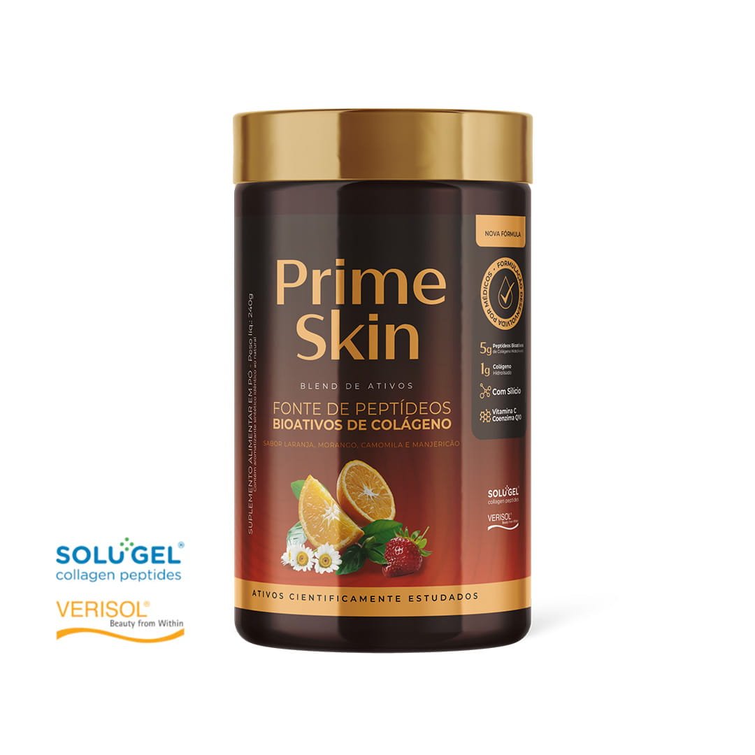 Colágeno Prime Skin - Laranja com Manjericão - Rejuv Clinical