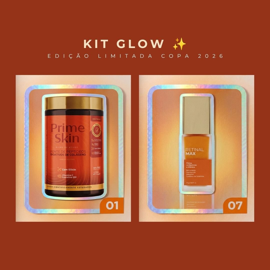 KIT GLOW ✨EDIÇÃO LIMITADA COPA 2026 - Rejuv Clinical