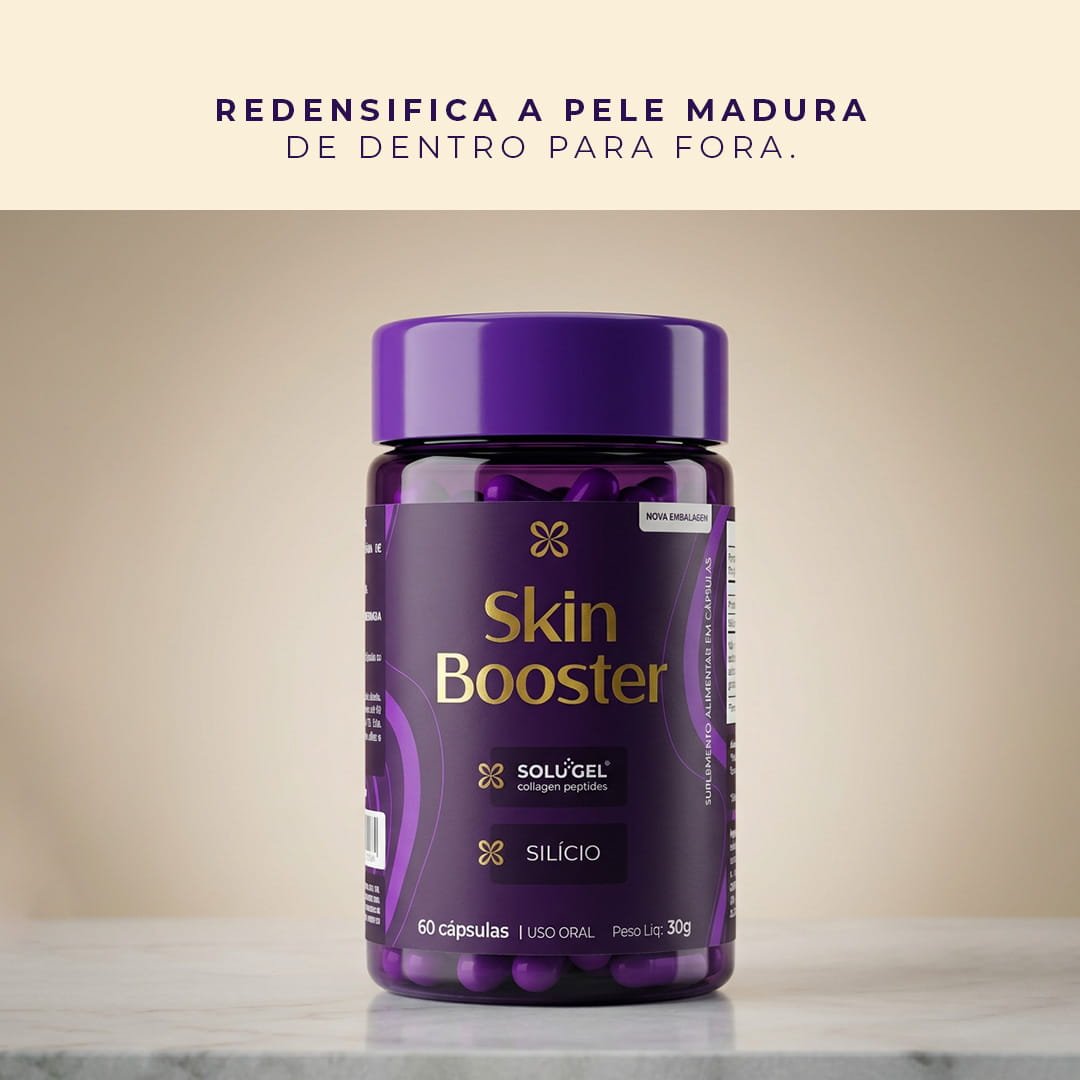 Skin Booster: alta concentração de Sílicio Orgânico e Solugel para a pele madura. - Rejuv Clinical