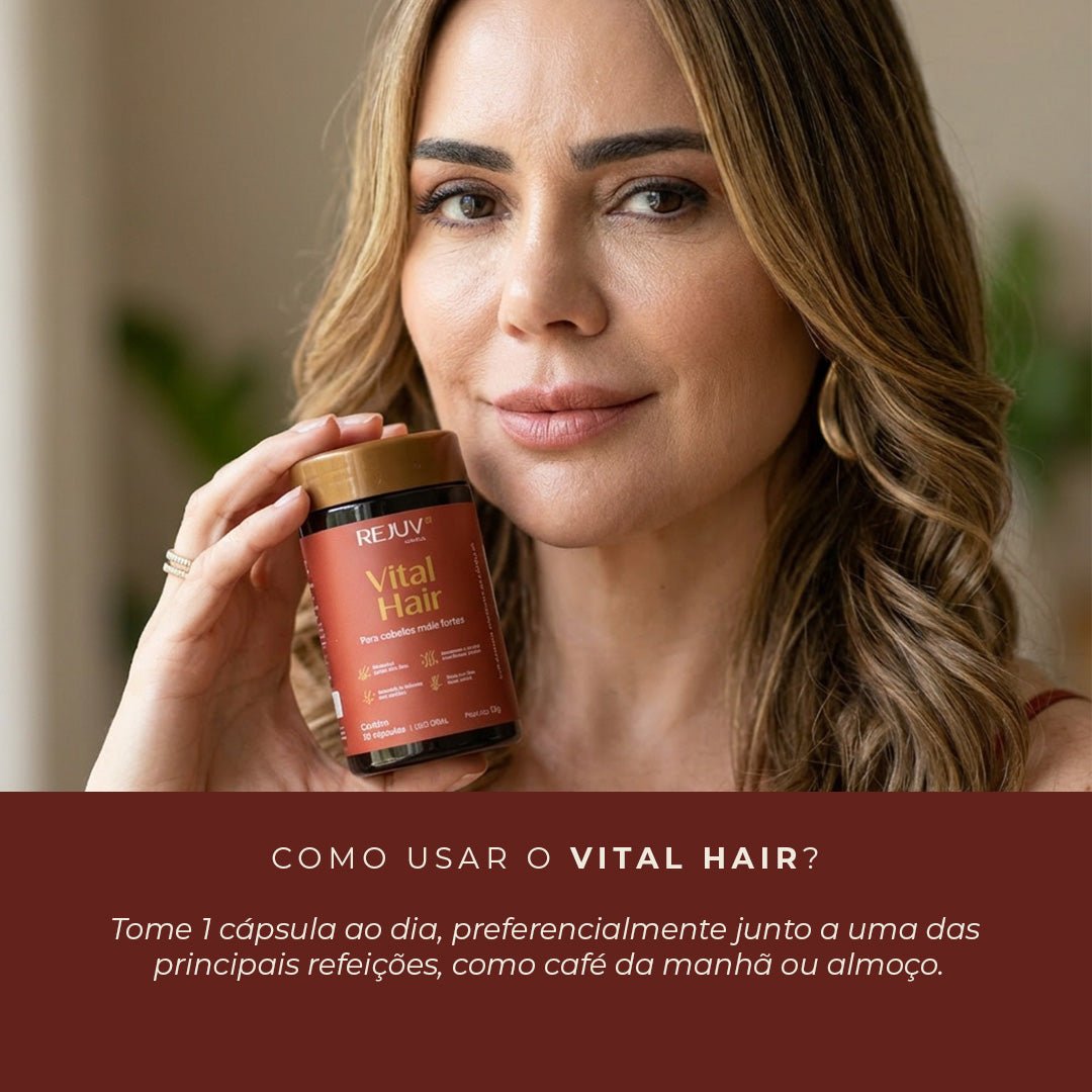 VITAL HAIR: reduz a queda capilar em até 50%. - Rejuv Clinical